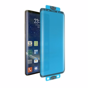3D Edge Nano Flexi Glass Hybrid Full näytönsuoja kehyksellä Samsung Galaxy S21+ 5G (S21 Plus 5G) musta