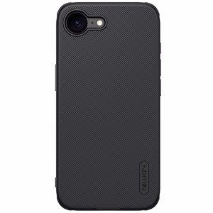 Nillkin Super Frosted Shield Pro Suojakuori iPhone 16e / 17e:lle - Musta