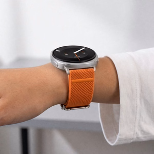 Tech-Protect Nylon Clasp -ranneke mallille Samsung Galaxy Watch 40/44/46 mm – oranssi
