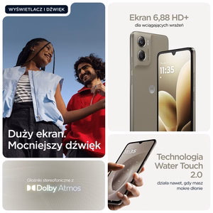 Motorola moto g06 power 17,5 cm (6,88 tuumaa) Dual SIM Android 15 4G USB Type-C, 4 Gt/256 Gt, 7000 mAh, khaki
