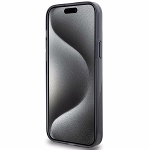 Karl Lagerfeld Suojakuori iPhone 15 6.1 KLHMP15SHMRSKHK musta HC MagSafe Ringstand KH