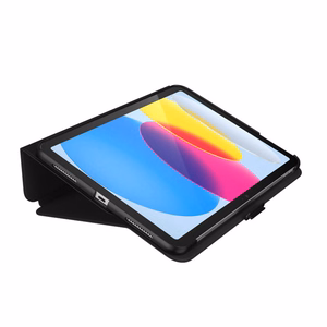 Speck Balance Folio case for iPad 11" (2025) / 10.9" (2022), with Microban antimicrobial protection and a magnetic stand, black