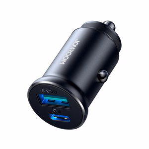 Car charger Joyroom JR-CCN05 USB-C/USB-A 30W black