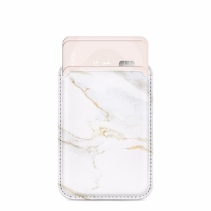 MIO White Marble Magsafe Suojakuori kortinpidikkeellä