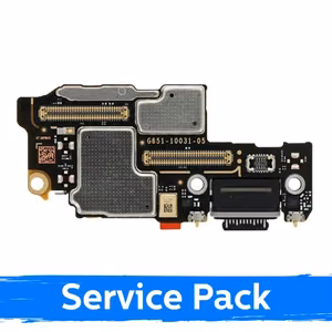 Latausliitäntä laitteelle Google Pixel 9 Pro joustokaapelilla / levy (Service Pack)