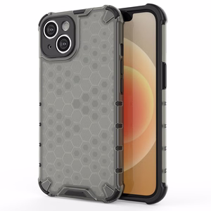 Honeycomb kotelo iPhone 14 Plus panssaroitu hybridi suojus musta
