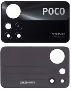 Xiaomi Poco X4 Pro 5G kameran linssi musta 108MP (vain SUURI linssi) ORG