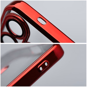 Suojakuori Samsung S25 EDGE Electro Mag Cover MagSafe-yhteensopiva punainen