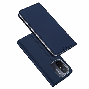 DUX DUCIS Skin Pro -lompakkosuojakuori Redmi 12C:lle sininen