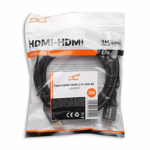 HDMI-HDMI Kaapeli v2.1 8K 2m Musta