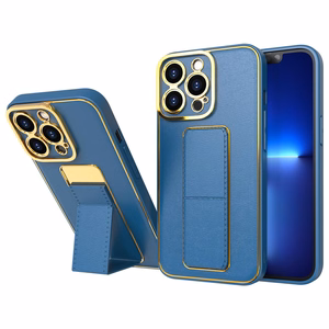 Uusi Kickstand Case tapauksessa iPhone 13 Pro Max jalusta sininen