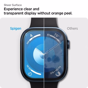 Spigen Elite Shield EZ FIT Hybrid Glass 2-PACK Apple Watch 10:lle (42MM) - läpinäkyvä