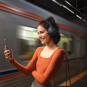 Joyroom J-Head Series JR-JH2 Langattomat Kuulokkeet ANC Bluetooth - musta
