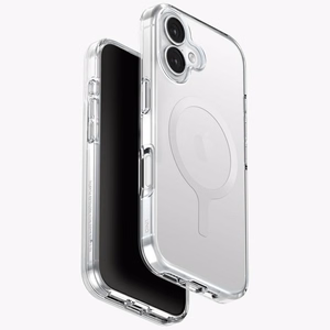 Uniq Clario Magclick lataussuojakuori iPhone 17:lle - läpinäkyvä