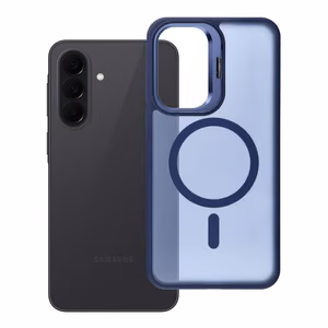 Case for Samsung A37 Forcell F-Protect Shadow Stand Premium compatible with MagSafe navy blue