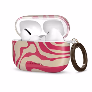 Lamano Tech-Protect Case for AirPods Pro 3 - Pink and Beige