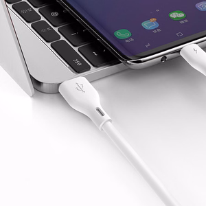 Dudao USB / USB Type C 5A 1m valkoinen