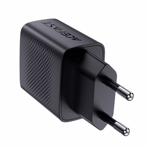 Acefast A78 GaN laturi USB-A / USB-C PD 20 W - musta
