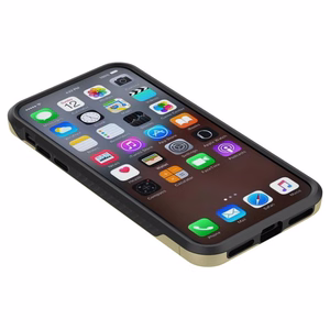 Zizo Star Diamond Hybrid suojakuori laitteelle iPhone X, kullanvärinen ja musta