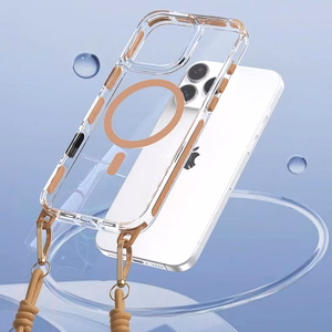 Tel Protect Strap Clear Suojakuori iPhone 17 Air:lle kultainen