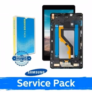 LCD-näyttö yhteensopiva Samsung T295 / T290 Tab A 8.0'' musta (Service Pack)