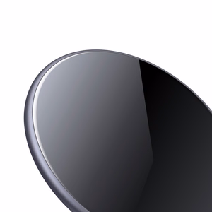 Crong PowerSpot Qi 15 W USB-C langaton laturi karkaistulla lasipinnalla, varjonmusta