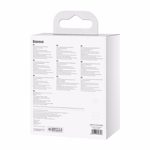 Baseus GaN5 Pro 65W Verkkolaturi Ultra Fast USB-C USB-A QC