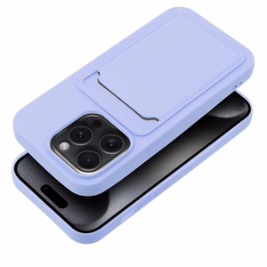 Suojakuori iPhone 15 PRO:lle Card Case violetti
