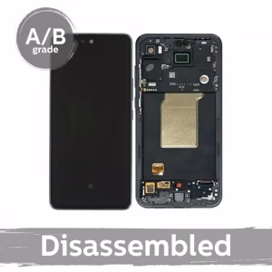 LCD-naytto yhteensopiva Samsung A556 A55 5G kehyksella / Lemon / (9,5/10 purettu)