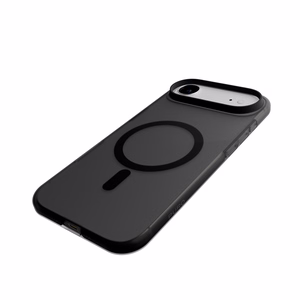 Puro Daylight MagSafe-yhteensopiva silikoninen suojakuori iPhone 17 Air:lle - läpikuultava musta
