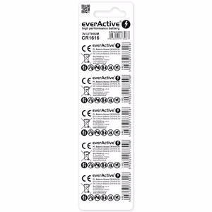 Litiumparisto mini everActive CR1616 - blister 5 kpl