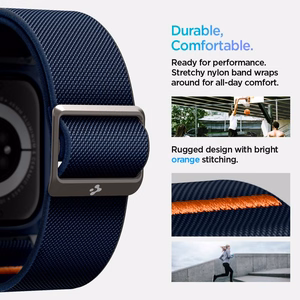 Spigen Lite Fit "Pro" Strap for Apple Watch 10 46mm - Navy Blue