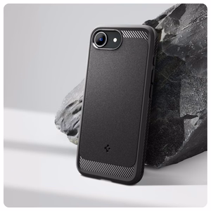 Spigen Core Armor Mag MagSafe Suojakuori iPhone 16E:lle - Mattamusta