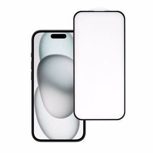 Tempered Glass HARD Full Glue 5D for IPHONE 15 PLUS BLACK