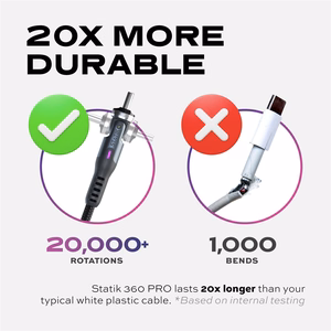 STATIK Statik 360 Pro kaapeli 2.0 USB-C; 1 m, musta