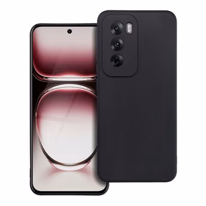 Matt musta Suojakuori Oppo Reno 12 5G:lle