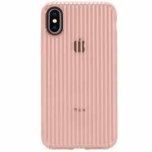 Incase Protective Guard suojakuori laitteelle iPhone XS / X, ruusukullanvärinen