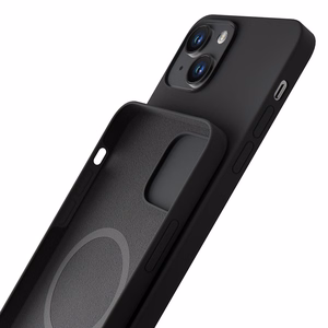 3mk Hardy Silikoninen MagCase iPhone 14 Plus:lle - harmaa