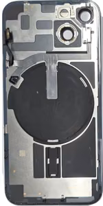 Battery cover iPhone 14 Midnight (with metal frame and flex) original (used Grade C)