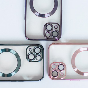 Color Chrome magneettinen suojakuori iPhone 12 6,1'' musta