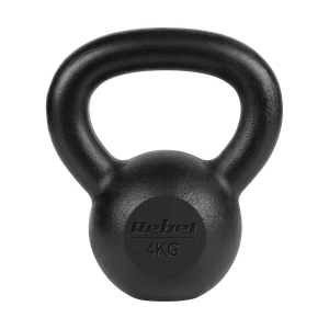 REBEL ACTIVE valurautainen kahvakuula, 4 kg