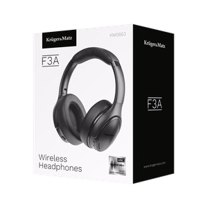 Kruger&Matz F3A langattomat over-ear-kuulokkeet ANC-vastamelutoiminnolla