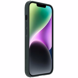Nillkin Textured S Case iPhone 14 Pro Max panssaroitu suojus, jossa kameran suojus tummanvihreä