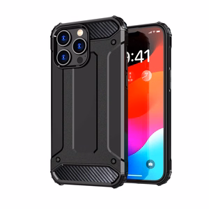 iPhone 15 Pro Max Hybrid Armor Suojakuori - sininen