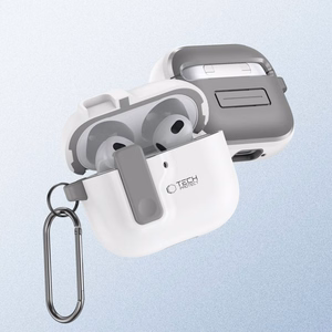 Tech-Protect Slim Hook Case for AirPods 4 - White