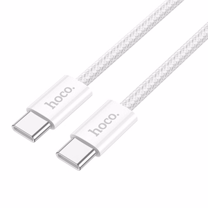 Hoco X104 USB-C – USB-C Kaapeli 60W 2,0 m, valkoinen