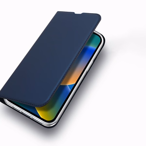 Dux Ducis Skin Pro Holster Flip Cover iPhone 14 Plus -puhelimelle sininen