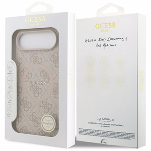 Guess 4G Ring Classic Logo MagSafe Case for iPhone 17 Air - Pink