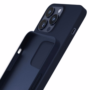 3mk Silikoninen Suojakuori iPhone 16 Pro Max:lle - Navy Blue