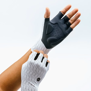 Rockbros Road Cycling Gloves Size: XL - White/Black
